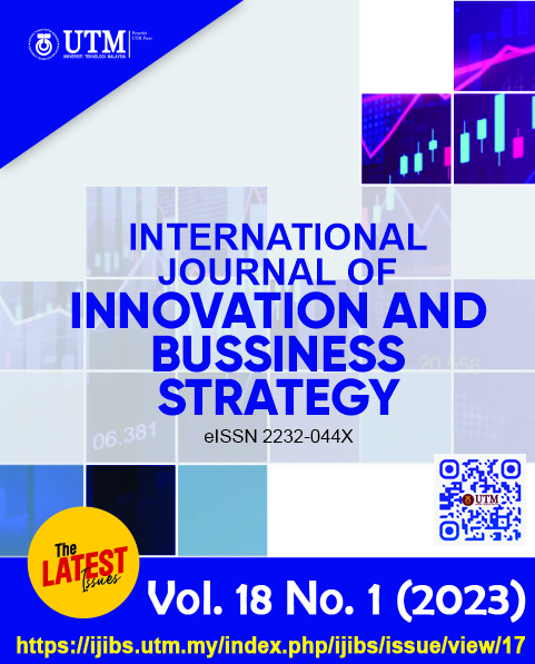 					View Vol. 18 No. 1 (2023): International Journal of Innovation and Business Strategy (June)
				